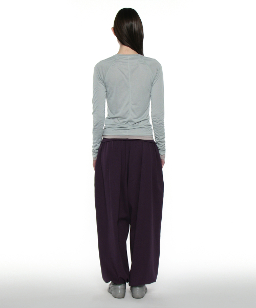 PARTIMENTO WOMEN（パルティメントウィメン）の「PWC シア レグラン スティッチ ロングスリーブT_ミント（Tシャツ/カットソー・レディース・その他・SMALL/MEDIUM/LARGE）」の4枚目の写真