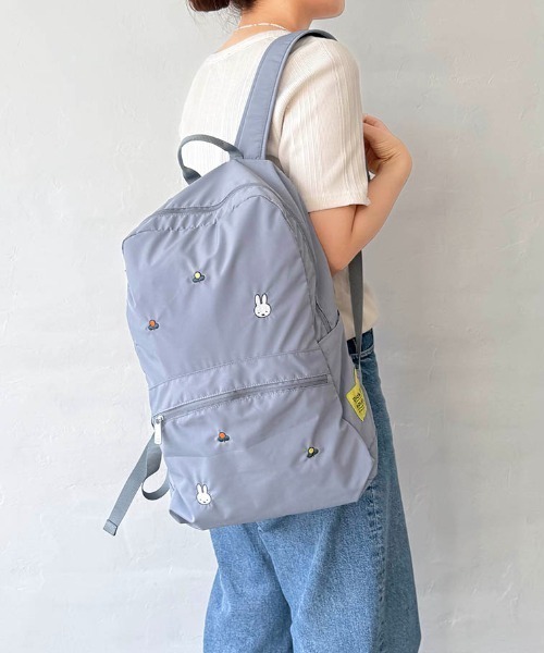 Dick Bruna（ディックブルーナ）の「Dick Bruna SOLEIL ウィークエンド デイパック バックパック（バックパック/リュック・レディース・ブラック/パープル/グレー・FREE）」の2枚目の写真