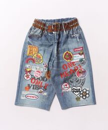 ハイテンションストレッチ Like a denim Viscotex ハーフパンツ