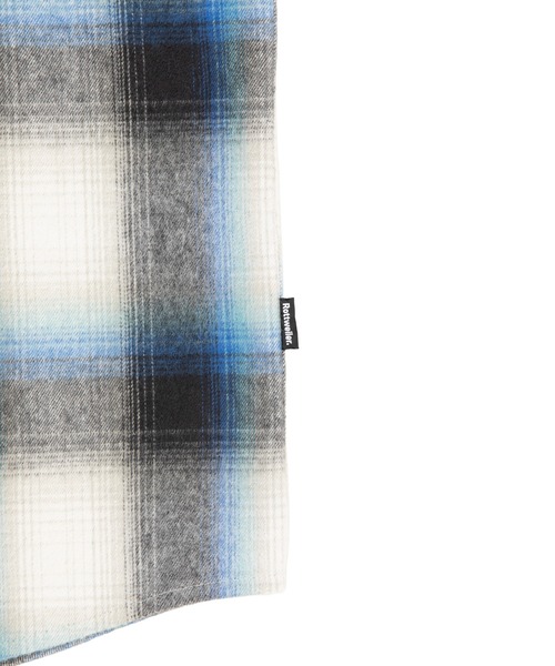 ROTTWEILER（ロットワイラー）の「R9 OMBRE CHECK SHIRT（シャツ/ブラウス・メンズ・ブルー/ブラウン・S/M/L/XL）」の10枚目の写真