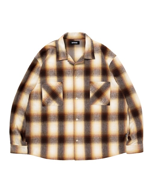 ROTTWEILER（ロットワイラー）の「R9 OMBRE CHECK SHIRT（シャツ/ブラウス・メンズ・ブルー/ブラウン・S/M/L/XL）」の3枚目の写真