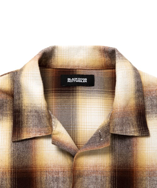 ROTTWEILER（ロットワイラー）の「R9 OMBRE CHECK SHIRT（シャツ/ブラウス・メンズ・ブルー/ブラウン・S/M/L/XL）」の4枚目の写真
