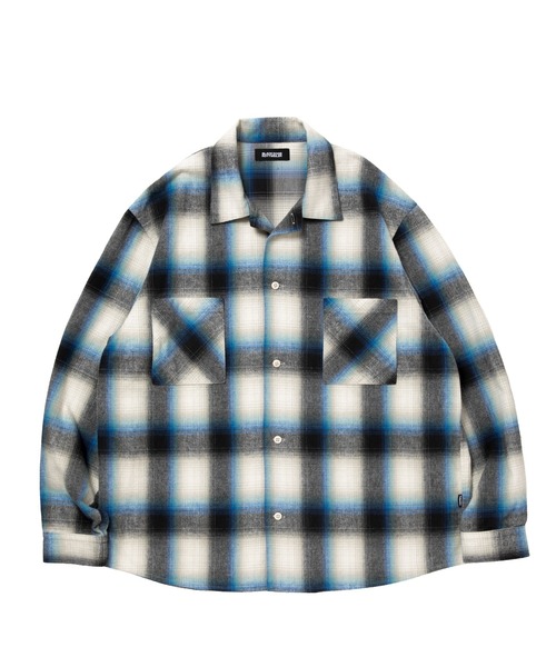 ROTTWEILER（ロットワイラー）の「R9 OMBRE CHECK SHIRT（シャツ/ブラウス・メンズ・ブルー/ブラウン・S/M/L/XL）」の7枚目の写真