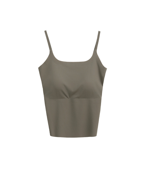 SLOWLOLLI(スローローリ)の「Slim fit inner cami top_4 Colors(Tシャツ/カットソー・レディース・モカ/Beige/Cream/ブラック・FREE)」の3枚目の写真
