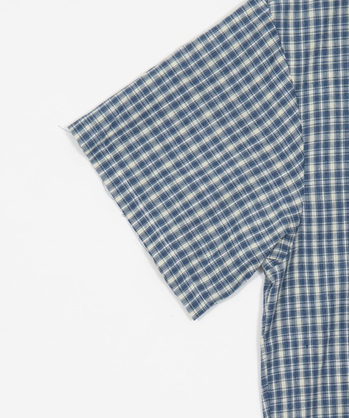 WEGO(ウィゴー)の「WEGO/【26年春夏新作】ミニチェックシャツ(シャツ/ブラウス・メンズ・ブルー系その他2・MEDIUM/LARGE)」の12枚目の写真
