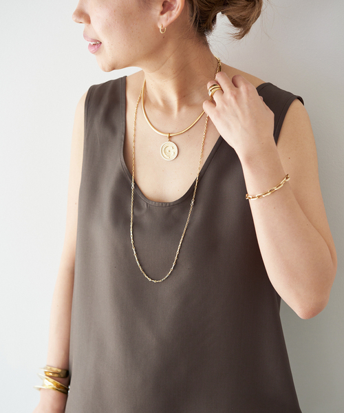 raspail(ラスパイユ)の「【Raspail/ラスパイユ】Sleeveless Blouse(シャツ/ブラウス・レディース・ブラウン/ベージュ・FREE)」の8枚目の写真