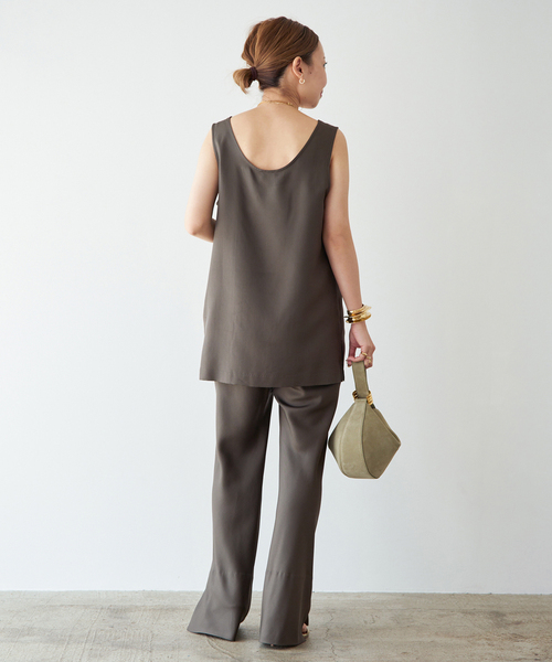 raspail(ラスパイユ)の「【Raspail/ラスパイユ】Sleeveless Blouse(シャツ/ブラウス・レディース・ブラウン/ベージュ・FREE)」の13枚目の写真
