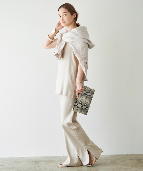 raspail(ラスパイユ)の「【Raspail/ラスパイユ】Sleeveless Blouse(シャツ/ブラウス・レディース・ブラウン/ベージュ・FREE)」の21枚目の写真