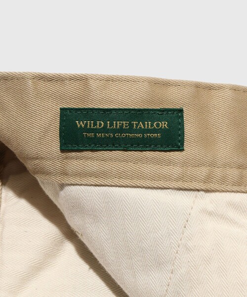 WILD LIFE TAILOR Adam et Rope'(ワイルドテーラーアダムエロペ )の「STRAIGHT CHINO(チノパンツ・メンズ・ベージュ/ネイビー・M/XL/L)」の6枚目の写真