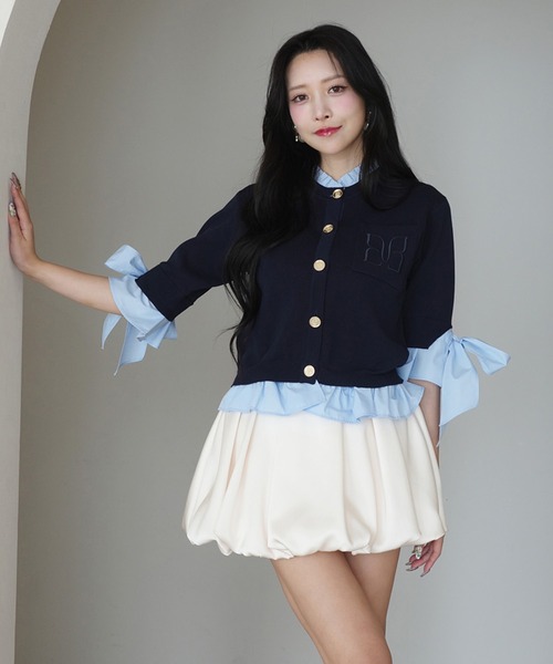 セール】PAPILLON ATTACHED CARDIGAN（カーディガン/ボレロ）｜EIMY