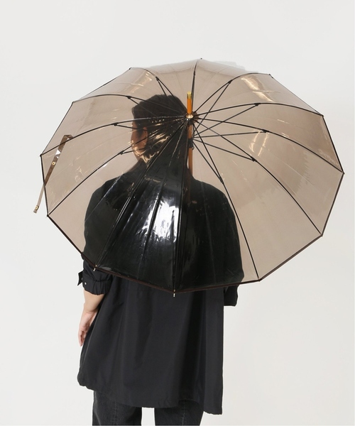 Traditional Weatherwear（トラディショナルウェザーウェア）の「《追加》TRADITIONAL WEATHERWEAR CLEAR UMBRELLA BAMBOO 傘（長傘・レディース・ブラウン・FREE）」の5枚目の写真