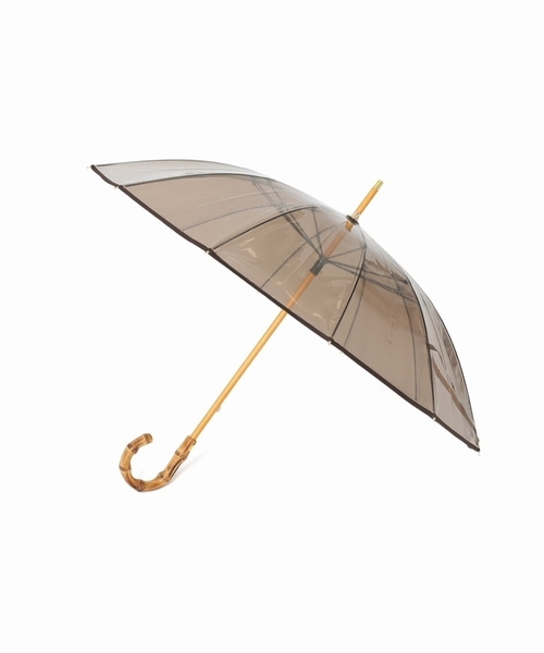 Traditional Weatherwear（トラディショナルウェザーウェア）の「《追加》TRADITIONAL WEATHERWEAR CLEAR UMBRELLA BAMBOO 傘（長傘・レディース・ブラウン・FREE）」の6枚目の写真