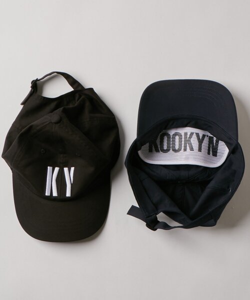 WHO'S WHO gallery(フーズフーギャラリー)の「【KOOKY'N】KY Sunshield logo cap(キャップ・メンズ・ブラック/ネイビー・FREE)」の5枚目の写真