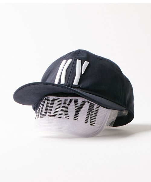 WHO'S WHO gallery(フーズフーギャラリー)の「【KOOKY'N】KY Sunshield logo cap(キャップ・メンズ・ブラック/ネイビー・FREE)」の8枚目の写真