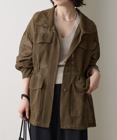 新品 MEDE19F　古着屋でみつけたようなオーバーサイズミリタリージャケット MEDE19F 古着屋でみつけたようなオーバーサイズミリタリージャケット