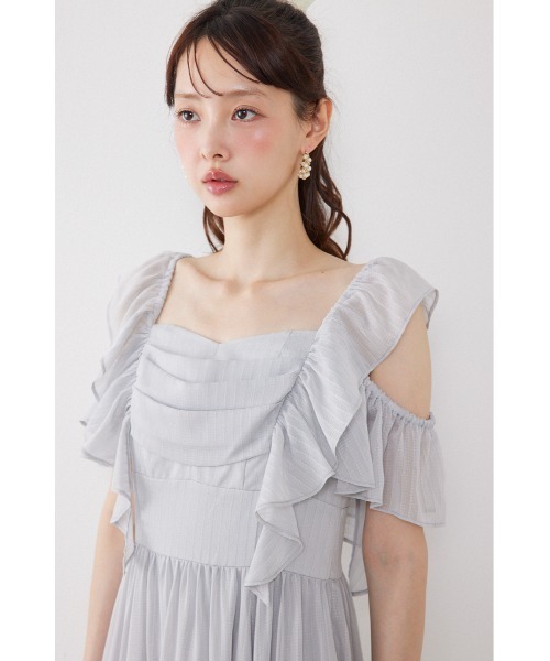 rienda(リエンダ)の「【AKB48 伊藤百花さん着用】フロントドレープフレアワンピース 夏服(ワンピース・レディース・ライトピンク/ライトブルー/ブラック・SMALL/MEDIUM)」の21枚目の写真