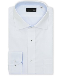 TAKA-Q（タカキュー）の「ワイシャツ メンズ ノンアイロン 綿混 ワイドカラー 長袖 ビジネス ドレス NEWスタンダードフィット（ビジネスシャツ）」