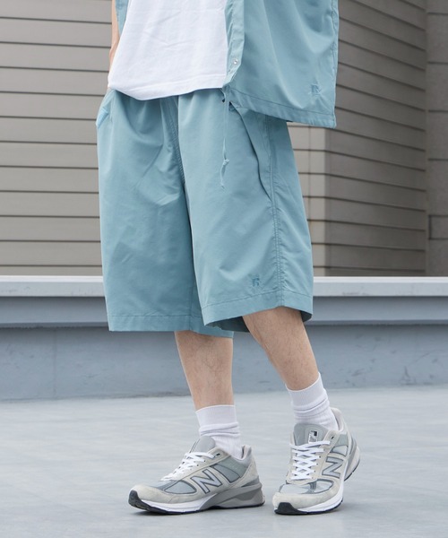 Russell Athletic(ラッセルアスレティック)の「RUSSELL ATHLETIC / ラッセルアスレティック SHELTECH Ripstop Shorts イージーショートパンツ ハーフ メンズ 2026年 夏 夏服(その他パンツ・メンズ・ブラック/ベージュ/サックスブルー・M/L/XL)」の1枚目の写真