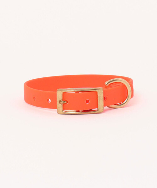 A.en（エイエン ）の「CLASSIC BRASS COLLAR（リード/ハーネス/首輪・メンズ・ライトグレー/オレンジ/チョコ/キャメル/イエロー/ブラック/ブルー系その他/バイオレット/レッド/グリーン系その他/オレンジ系その他/ピンク・MEDIUM/SMALL/X-SMALL/LARGE）」の12枚目の写真