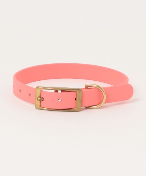 A.en（エイエン ）の「CLASSIC BRASS COLLAR（リード/ハーネス/首輪・メンズ・ライトグレー/オレンジ/チョコ/キャメル/イエロー/ブラック/ブルー系その他/バイオレット/レッド/グリーン系その他/オレンジ系その他/ピンク・MEDIUM/SMALL/X-SMALL/LARGE）」の9枚目の写真