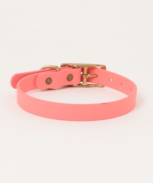 A.en（エイエン ）の「CLASSIC BRASS COLLAR（リード/ハーネス/首輪・メンズ・ライトグレー/オレンジ/チョコ/キャメル/イエロー/ブラック/ブルー系その他/バイオレット/レッド/グリーン系その他/オレンジ系その他/ピンク・MEDIUM/SMALL/X-SMALL/LARGE）」の13枚目の写真