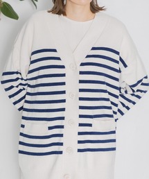 KOEL BD / ボーダーカーディガン WOMENS