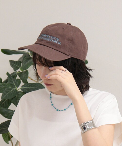 fredy emue(フレディエミュ)の「フレンチロゴキャップ(キャップ・レディース・ネイビー/アイボリー/ブラウン/ボルドー/ブラック・FREE)」の17枚目の写真