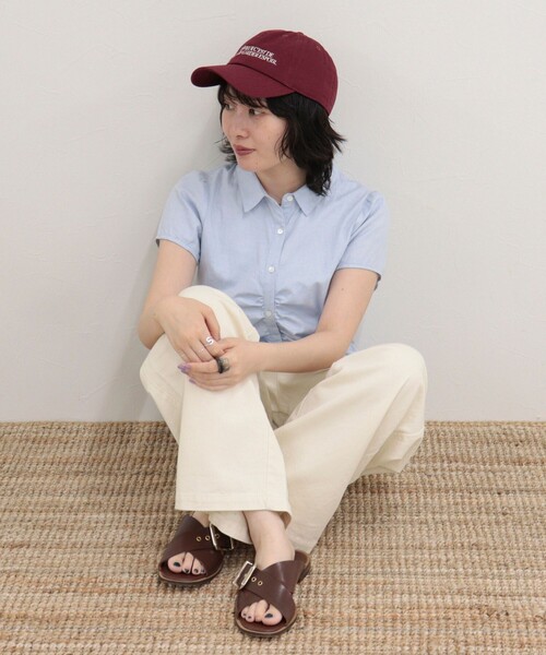 fredy emue(フレディエミュ)の「フレンチロゴキャップ(キャップ・レディース・ネイビー/アイボリー/ブラウン/ボルドー/ブラック・FREE)」の21枚目の写真