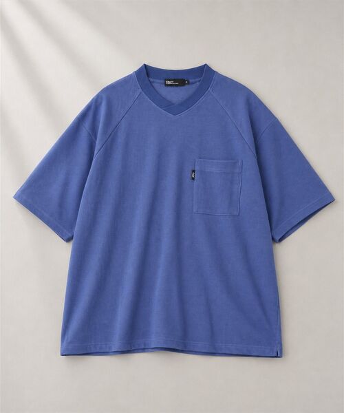 CRAFT STANDARD BOUTIQUE（クラフトスタンダードブティック）の「カノコドロストラグランTシャツ（Tシャツ/カットソー・メンズ・ネイビー/ホワイト/ブラック・M/L）」の3枚目の写真