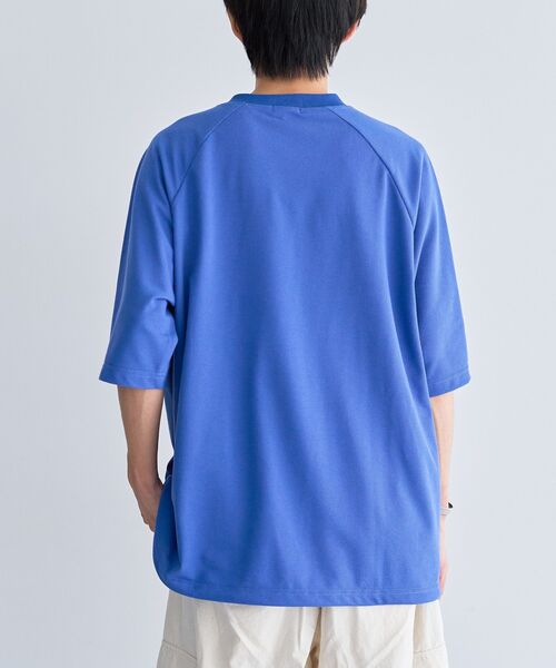 CRAFT STANDARD BOUTIQUE（クラフトスタンダードブティック）の「カノコドロストラグランTシャツ（Tシャツ/カットソー・メンズ・ネイビー/ホワイト/ブラック・M/L）」の7枚目の写真