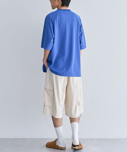 CRAFT STANDARD BOUTIQUE（クラフトスタンダードブティック）の「カノコドロストラグランTシャツ（Tシャツ/カットソー・メンズ・ネイビー/ホワイト/ブラック・M/L）」の10枚目の写真