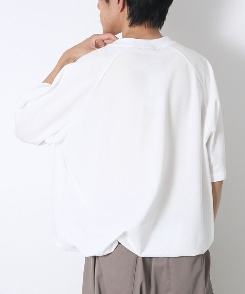 CRAFT STANDARD BOUTIQUE（クラフトスタンダードブティック）の「カノコドロストラグランTシャツ（Tシャツ/カットソー・メンズ・ネイビー/ホワイト/ブラック・M/L）」の19枚目の写真