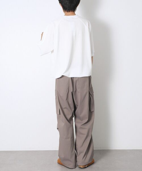 CRAFT STANDARD BOUTIQUE（クラフトスタンダードブティック）の「カノコドロストラグランTシャツ（Tシャツ/カットソー・メンズ・ネイビー/ホワイト/ブラック・M/L）」の22枚目の写真