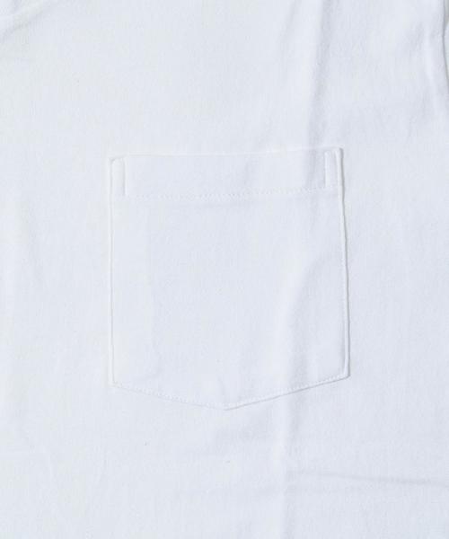 FRUIT OF THE LOOM（フルーツオブザルーム）の「FRUIT OF THE LOOM(フルーツオブザルーム) 別注VネックT2枚組(ホワイト・ネイビーボーダー)（Tシャツ/カットソー・メンズ・ホワイト系その他・X-LARGE/SMALL/MEDIUM/LARGE）」の9枚目の写真