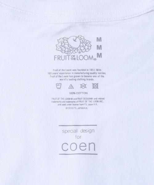 FRUIT OF THE LOOM（フルーツオブザルーム）の「FRUIT OF THE LOOM(フルーツオブザルーム) 別注VネックT2枚組(ホワイト・ネイビーボーダー)（Tシャツ/カットソー・メンズ・ホワイト系その他・X-LARGE/SMALL/MEDIUM/LARGE）」の5枚目の写真