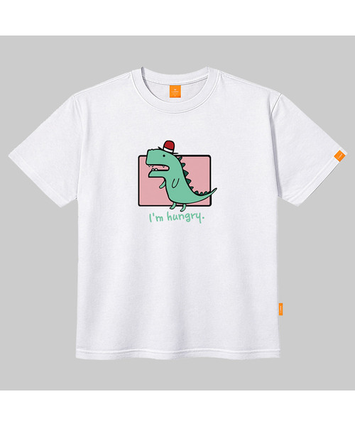 LLAMO(エラモ)の「ラモコングリョン 半袖Tシャツ 男女共用 ビッグサイズ S 4XL(Tシャツ/カットソー・レディース・カーキ/ダークインディゴブルー/ブラック/ホワイト・SMALL/X-LARGE/4XL/3XL/LARGE/MEDIUM/2XL)」の2枚目の写真