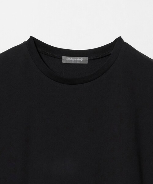 A DAY IN THE LIFE UNITED ARROWS(アデイインザライフユナイテッドアローズ)の「カット×サテン ヘムフレア レースカットソー ブラック&グレー <A DAY IN THE LIFE>(Tシャツ/カットソー・レディース・ブラック/ダークグレー・FREE)」の14枚目の写真