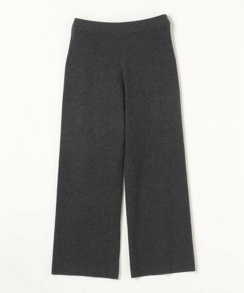 MOGA（モガ）の「MOLLOニットパンツ［セットアップ可能］（その他パンツ・レディース・チャコールグレー/クリーム・2）」の2枚目の写真