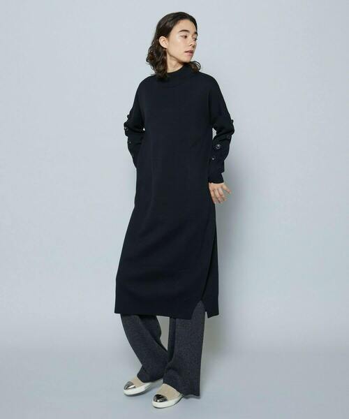 MOGA（モガ）の「MOLLOニットパンツ［セットアップ可能］（その他パンツ・レディース・チャコールグレー/クリーム・2）」の22枚目の写真