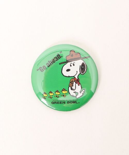 SNOOPY×OLD BETTY'S（スヌーピーカケルオールドベティーズ）の「スヌーピー【SNOOPY】Demin Sling Bag(缶バッチ付)（トートバッグ・レディース・ブルー・FREE）」の5枚目の写真