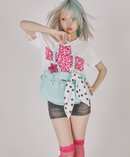 SPINNS(スピンズ)の「PVC ジェリーバッグ/JELLY BAG(ハンドバッグ・レディース・ピンク/イエロー・ONESIZE)」の15枚目の写真