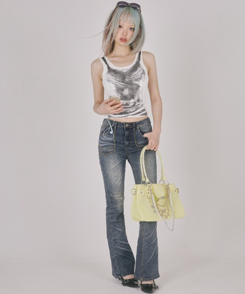 SPINNS(スピンズ)の「PVC ジェリーバッグ/JELLY BAG(ハンドバッグ・レディース・ピンク/イエロー/ミント・ONESIZE)」の22枚目の写真