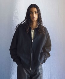 ＜Champion × monkey time＞フルジップ クルーネック スウェット