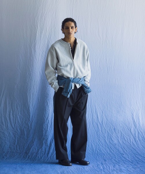 Champion(チャンピオン)の「<Champion × monkey time>フルジップ クルーネック スウェット(スウェット・メンズ・ライトグレー/ブラック・XL/S/L/M)」の8枚目の写真