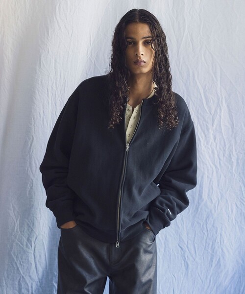 Champion(チャンピオン)の「<Champion × monkey time>フルジップ クルーネック スウェット(スウェット・メンズ・ライトグレー/ブラック・XL/S/L/M)」の9枚目の写真