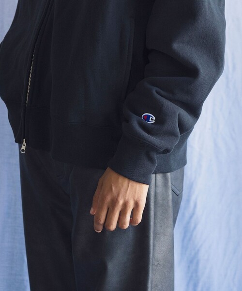 Champion(チャンピオン)の「<Champion × monkey time>フルジップ クルーネック スウェット(スウェット・メンズ・ライトグレー/ブラック・XL/S/L/M)」の11枚目の写真