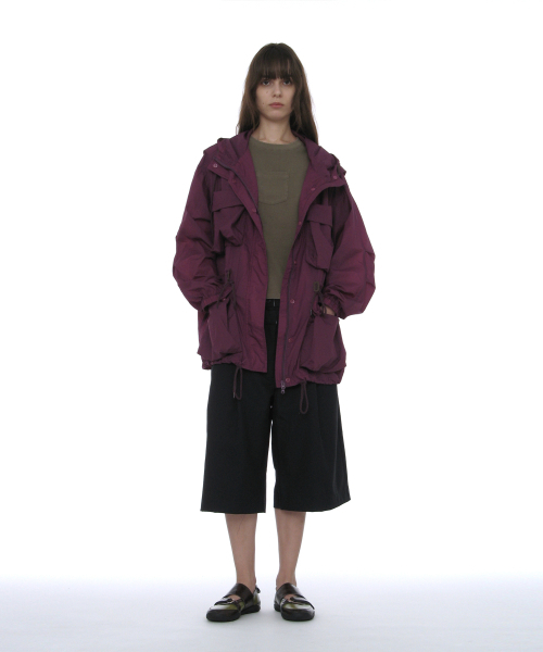 PARTIMENTO WOMEN(パルティメントウィメン)の「ライトウェイトフードパーカーユーティリティジャケット_ミッドナイトプラム(ナイロンジャケット・レディース・その他・OS)」の5枚目の写真