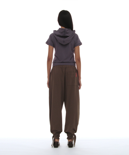 PARTIMENTO WOMEN（パルティメントウィメン）の「PWC タイアップヘムジャージトラウザー_カーキグレー（その他パンツ・レディース・その他・SMALL/MEDIUM/LARGE）」の4枚目の写真