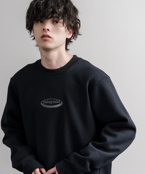 patagonia(パタゴニア)の「Patagonia M S 95 OVAL LOGO UPRISAL CREW SWEATSHIRT ロゴ刺繍裏起毛長袖スウェットトレーナー(スウェット・メンズ・グレー/ブラック・L/M/S/XL)」の5枚目の写真