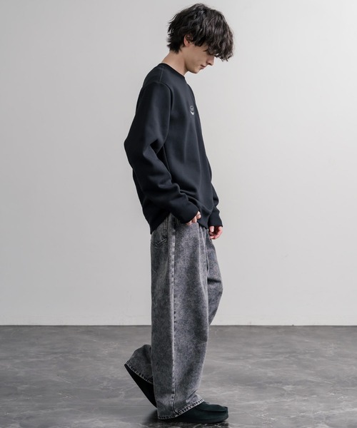 patagonia(パタゴニア)の「Patagonia M S 95 OVAL LOGO UPRISAL CREW SWEATSHIRT ロゴ刺繍裏起毛長袖スウェットトレーナー(スウェット・メンズ・グレー/ブラック・L/M/S/XL)」の7枚目の写真
